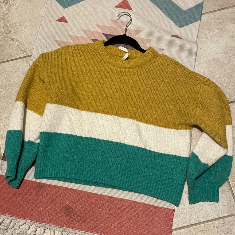 ModCloth dreamers Color Block Sweater - Picture 2 of 4